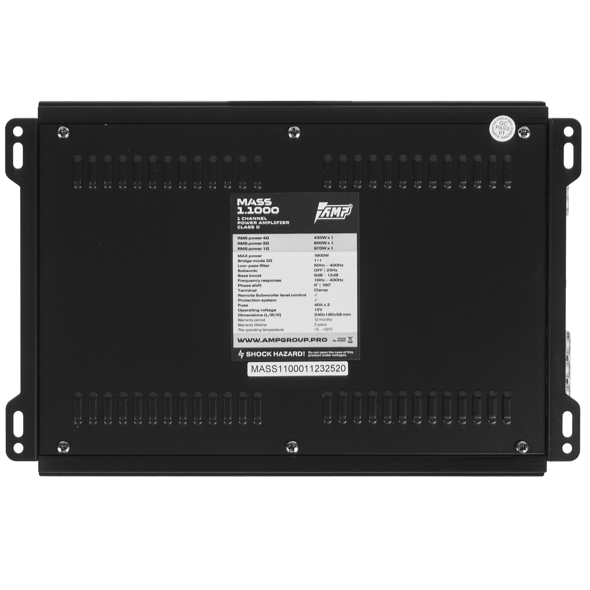 5450943 Усилитель AMP MASS 1.1000 STDN-0082905 - Вид №3