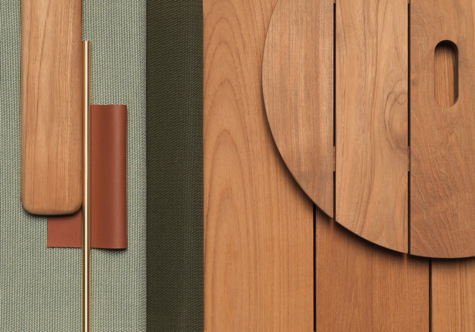 Низкий прямоугольный стол из тикового дерева Kettal ARCH-00002064 - Вид №2