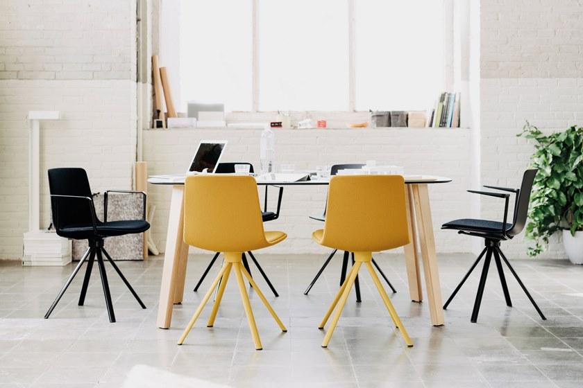 ENEA Вращающийся стул на козелке из ткани Lottus sun-id-1500535 - Вид №5