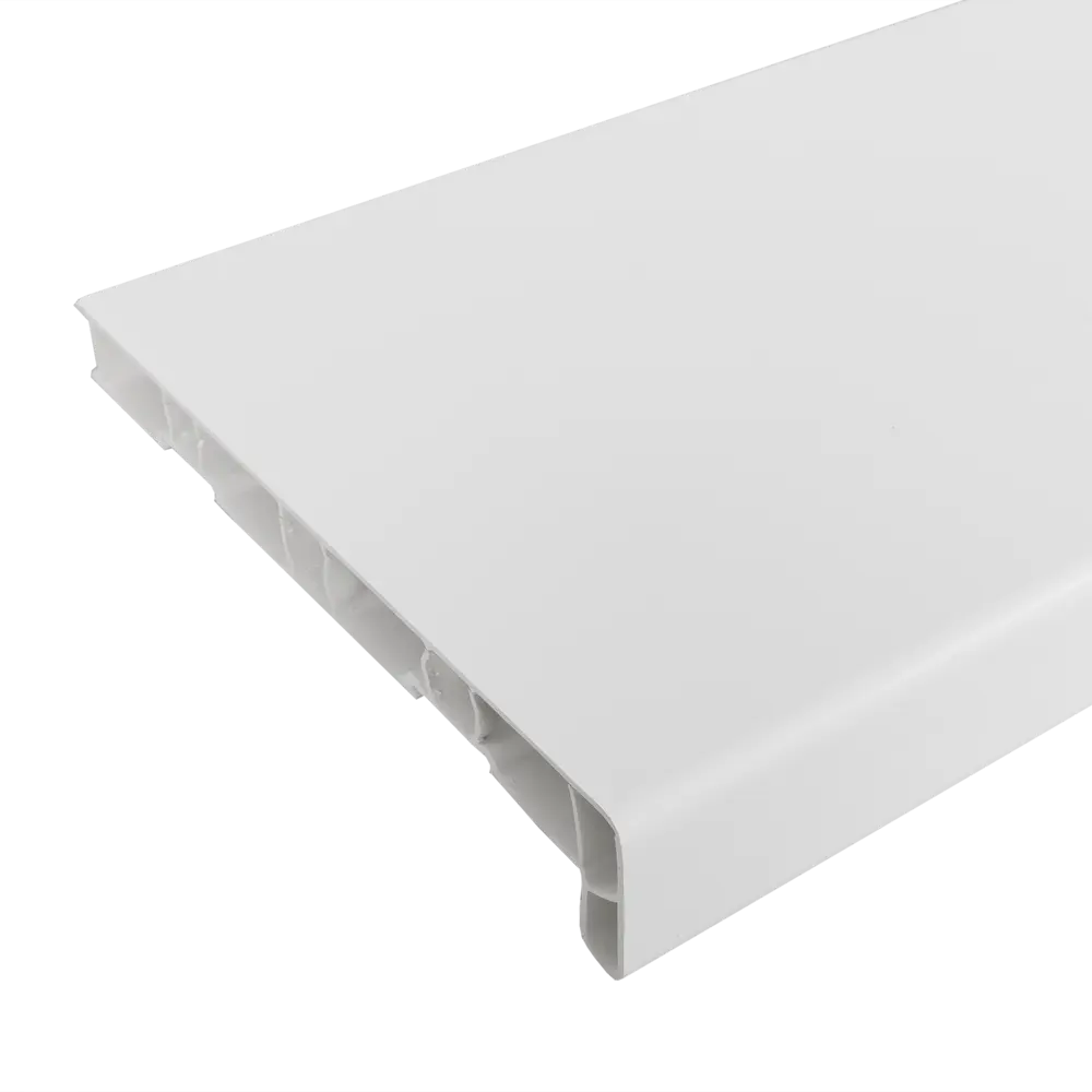 Подоконник Santreyd ПВХ белый 2000x100 мм с безопасным краем 89193407