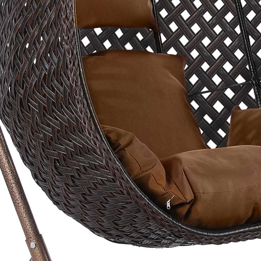 Подвесное кресло "Алим-XL" Brown AFINA  286096 Серый  - Вид №1