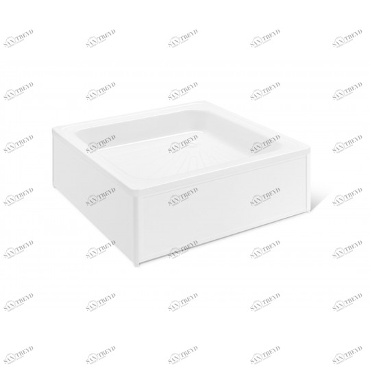 Поддон стальной 80х80 с каркасом и экраном ANTIKA Santreyd 134218