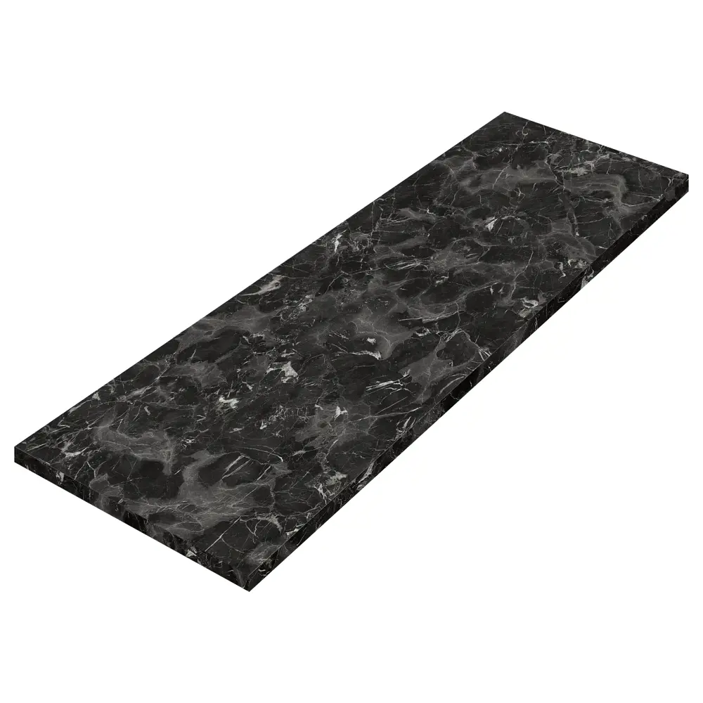 Столешница кухонная Кунгур 240x60x3.8 см KONSENSA ДСП цвет черный 89397020 STLM-2028138 ДСП Прямой угол - Вид №3