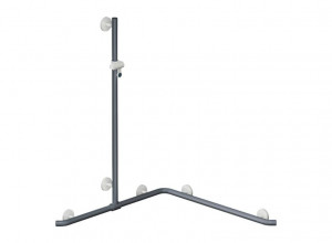 950.35.31091 Поручень для душа с выдвижным держателем для душа HEWI Greifen