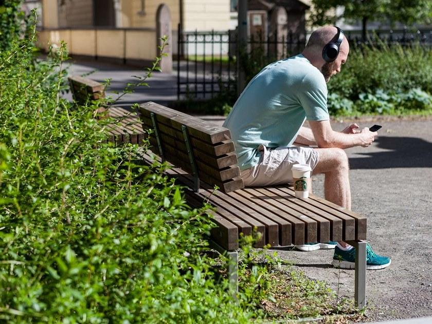 VESTRE Модульная скамья из стали в современном стиле без спинки sun-id-1468277 - Вид №4