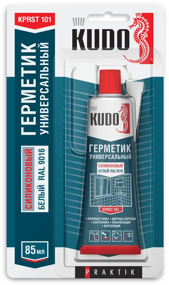 Универсальный силиконовый герметик Kudo для профессиональных и бытовых работ 84579984