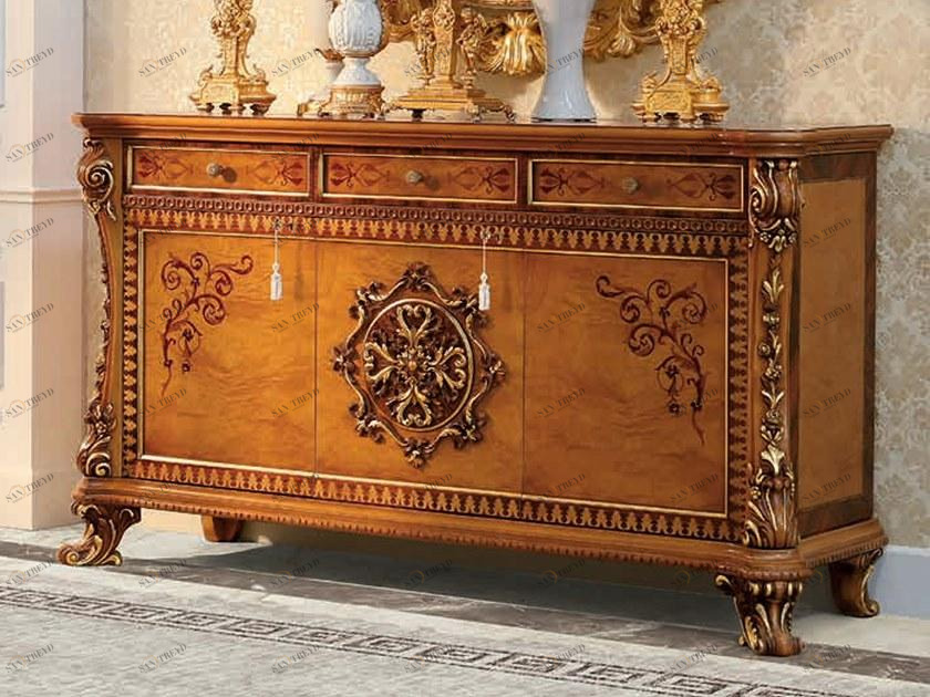 Modenese Gastone Комод деревянный с распашными дверцами с ящиками Deluxe sun-id-1365052