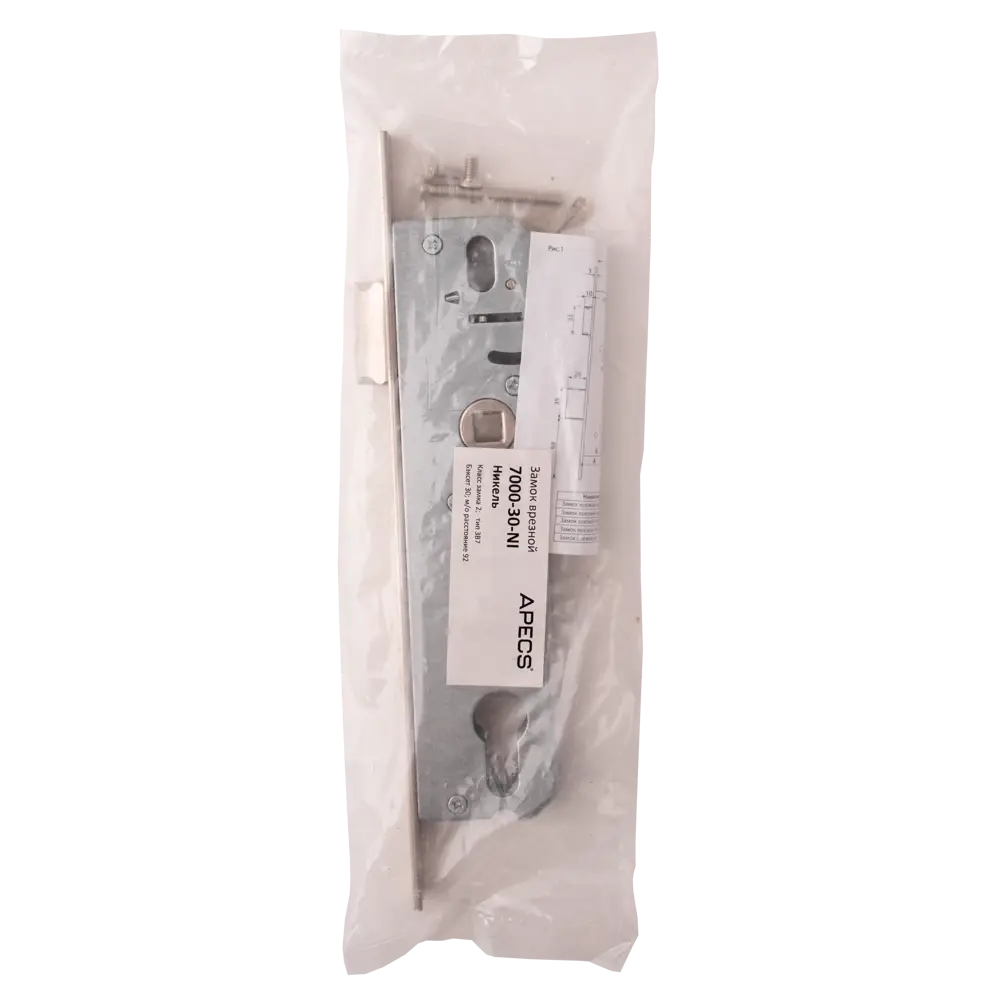 Врезной замок APECS 7000-30-NI для ПВХ-дверей 85203109 STLM-0059837 - Вид №2