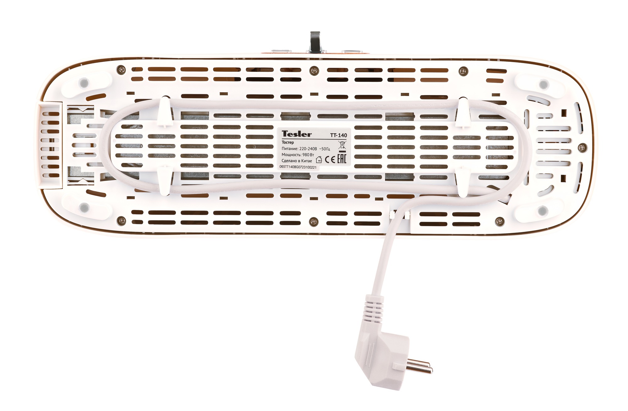 9208815 Тостер Tesler TT-140 WHITE белый STDN-0118691 - Вид №3