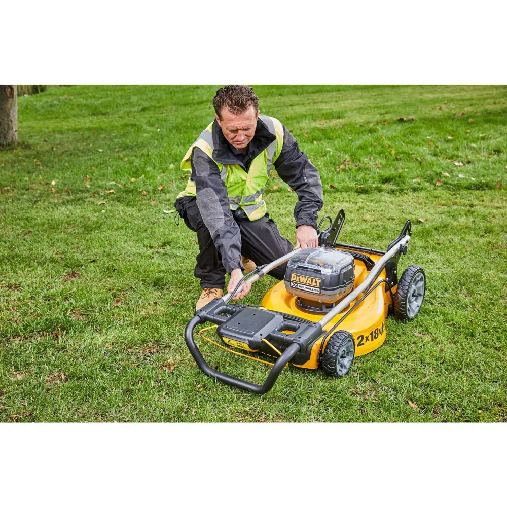 Газонокосилка аккумуляторная Dewalt 18 В 48 см 2x5 Ач АКБ и ЗУ входит в комплект 81926412 STLM-2060723  - Вид №19