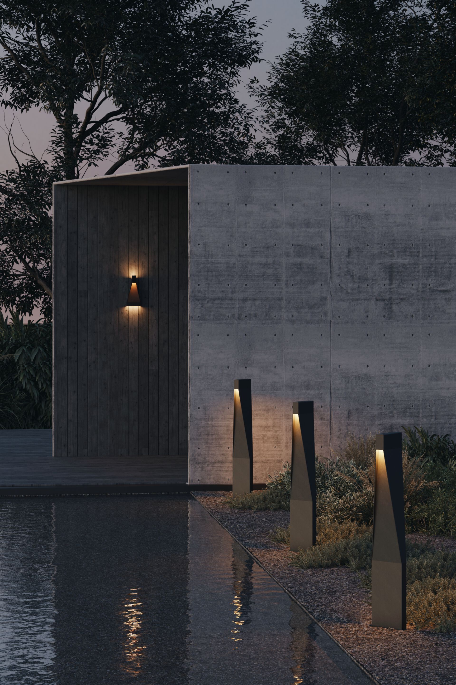 Базальтовый светодиодный световой столб Rakumba Standley ARCH-00104658 - Вид №8