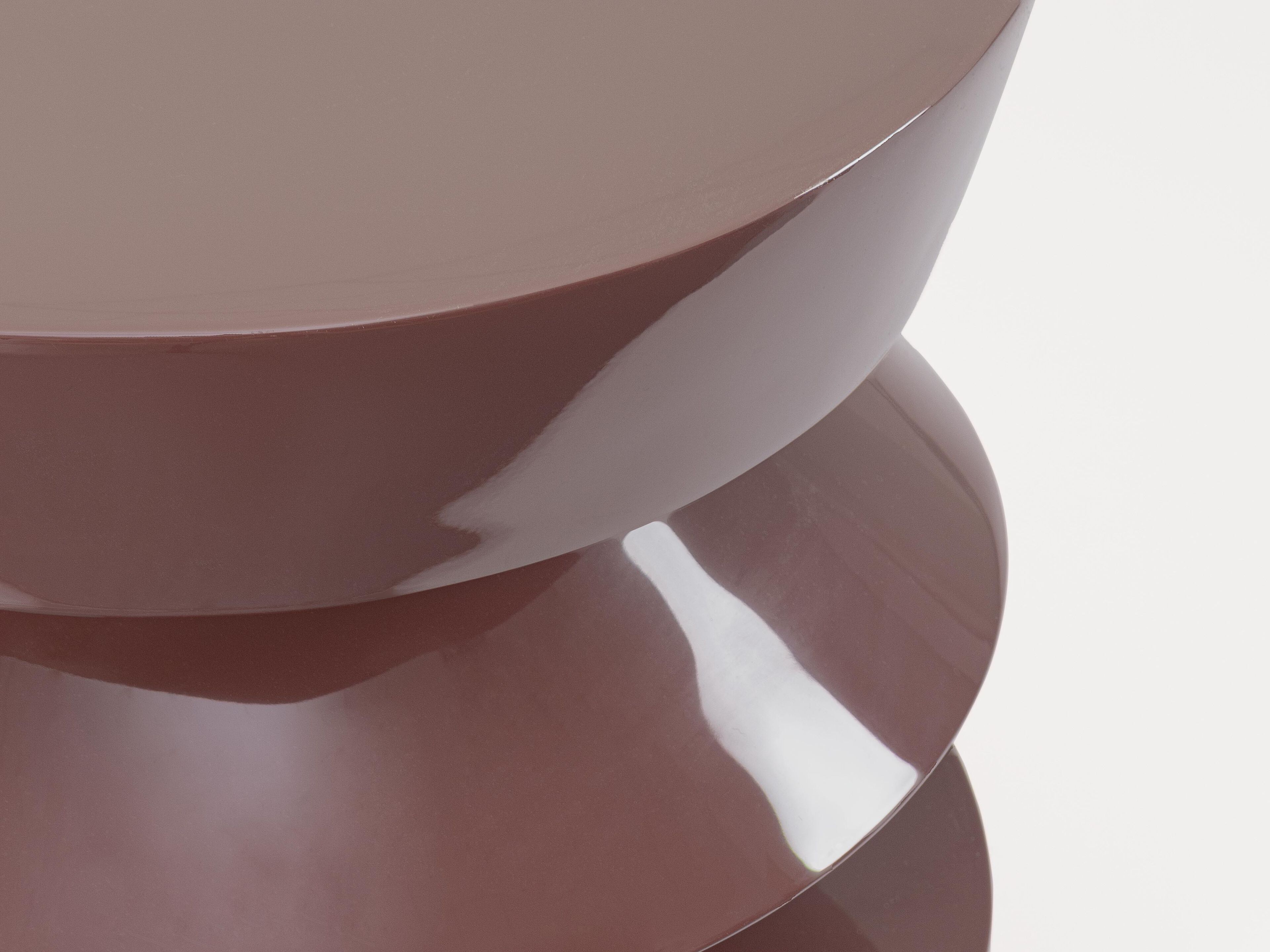 Круглый журнальный столик из МДФ BIZZOTTO Otilia ARCH-00102976 - Вид №3