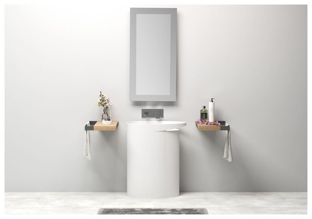 V25 Накладная раковина на столешницу  овальная Aquanet  - Вид №1