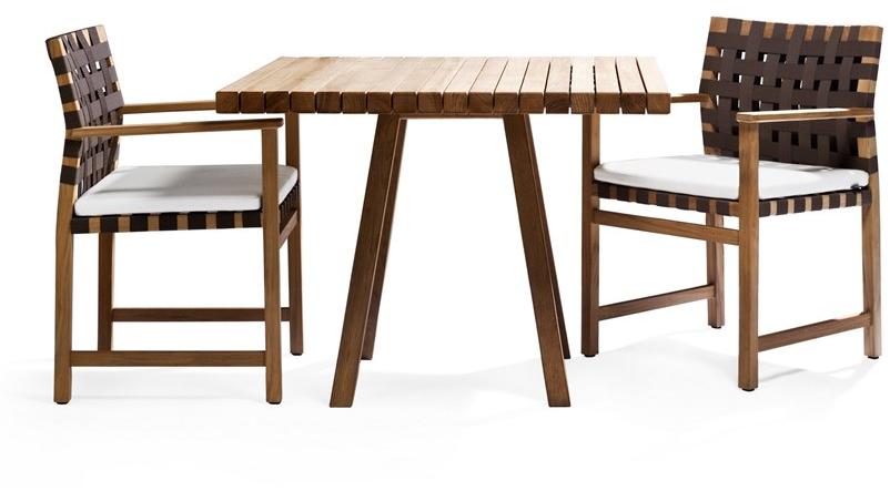 TRIBÙ Садовое кресло Canax® с подлокотниками Vis à vis 01718 - Вид №3