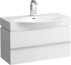 H4012520755191 Шкафчик под раковину с сифоном, экономящим пространство, для раковин 811702, 812702, 2 выдвижных ящика LAUFEN PRO
