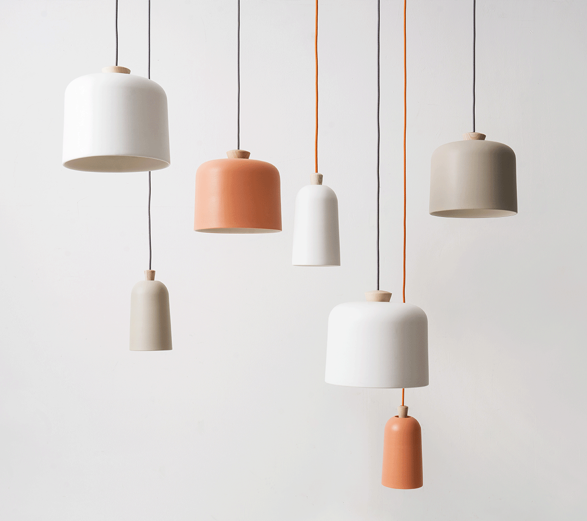 Ex.T Fuse Large Подвесной светильник белый с серым проводом EXFUSEG/BI - Вид №1