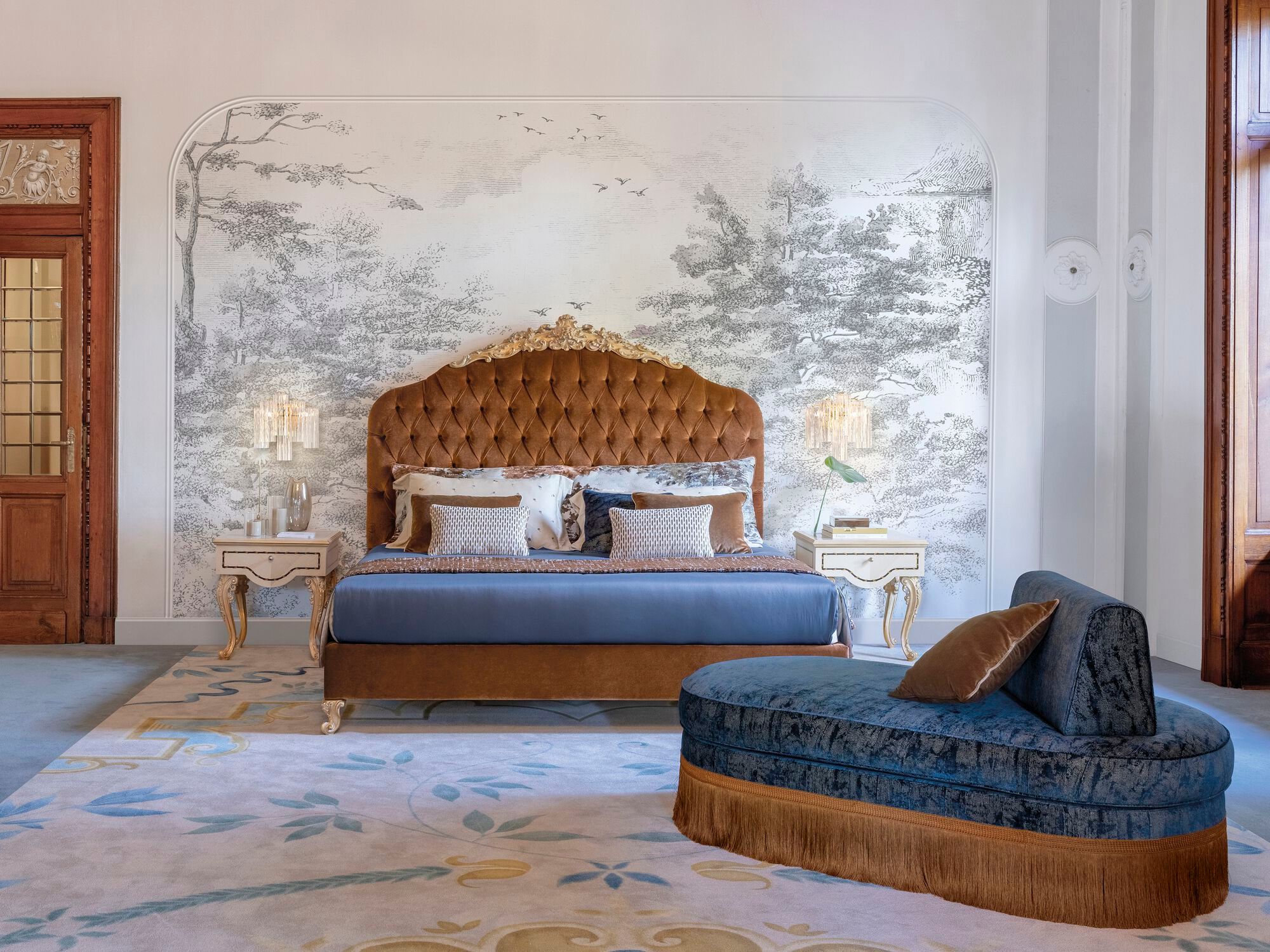 Деревянная тумбочка с ящиком Bellotti Ezio Charming ARCH-00149540 - Вид №4