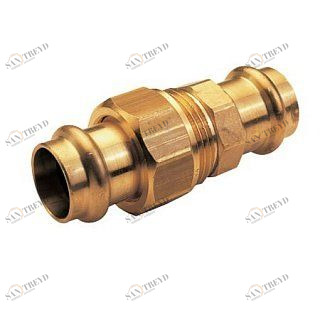 Муфта пресс разборная 22 медная IBP P433002200000