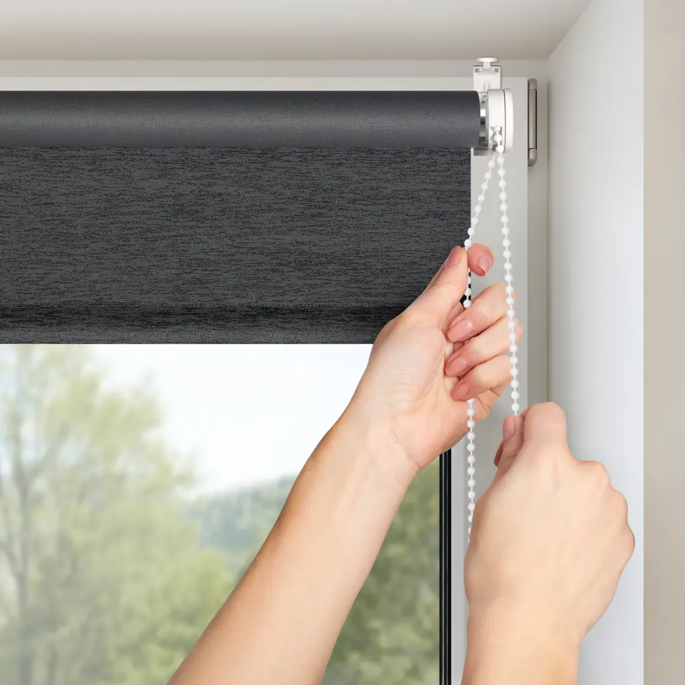 Штора рулонная Shine 40x160 см черная 83289885 STLM-2026999 PRAKTO  - Вид №5