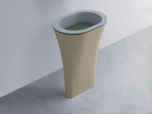 AMLA65-BR+AMPILO-MU+AMCOLO-AV Раковина Amedeo Ovale отдельностоящая cielo Enjoy + Amedeo