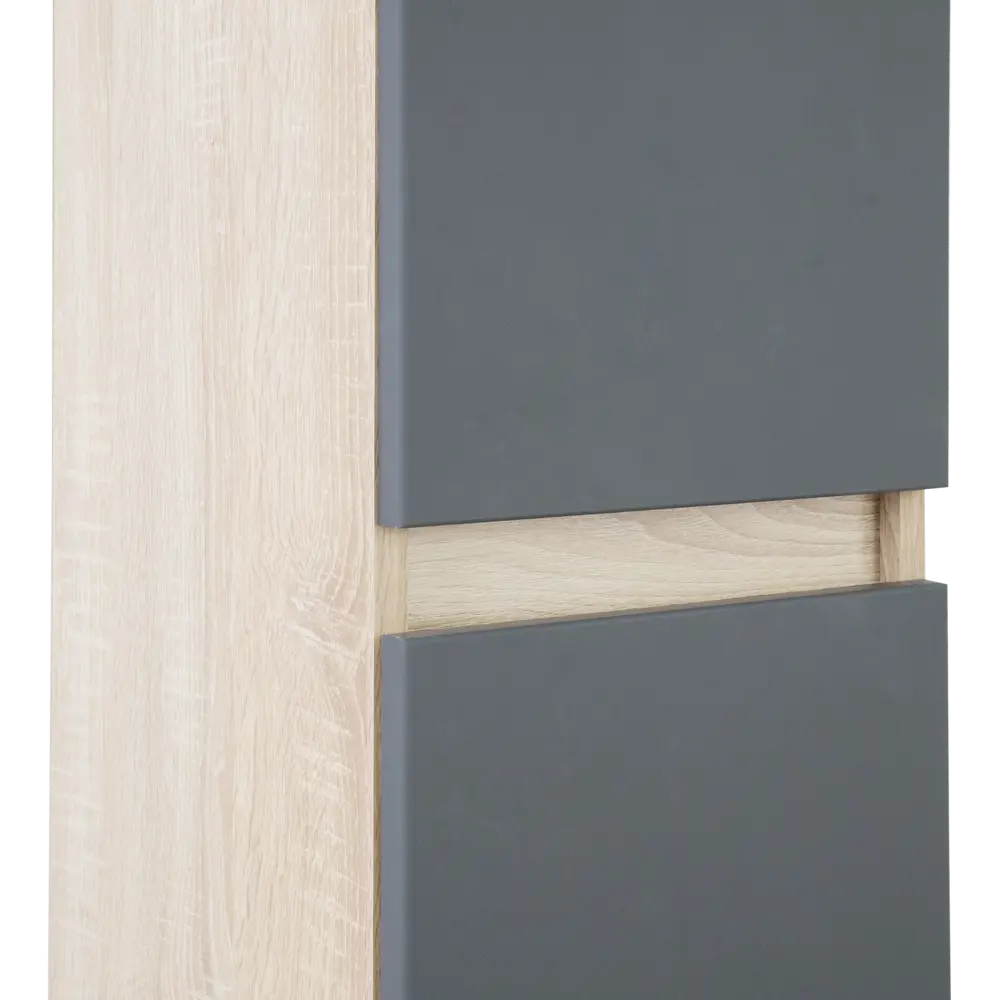 Santreyd Соло — элегантный напольный пенал для ванной в сером цвете 89123952 STLM-0078645 - Вид №3