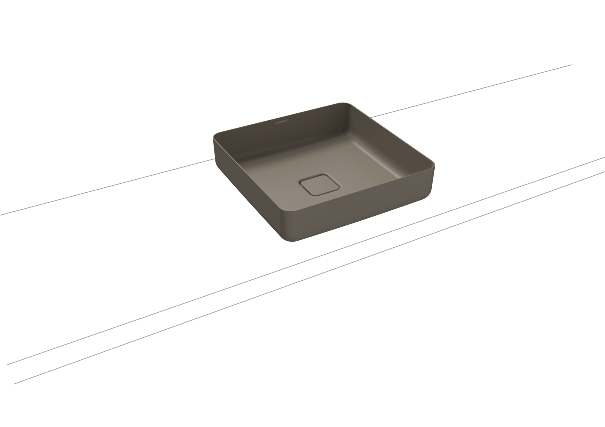 Умывальник KALDEWEI Сталь эмалированная 3184 448 теплый серый 60 3184448