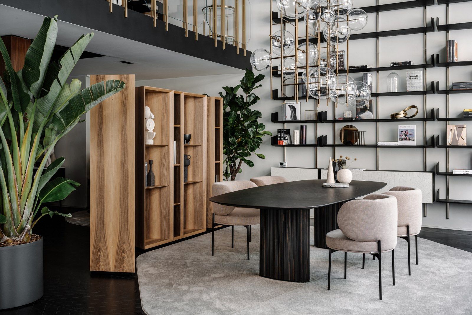 Книжный шкаф из грецкого ореха Gallotti&Radice Prism ARCH-00133969 - Вид №18