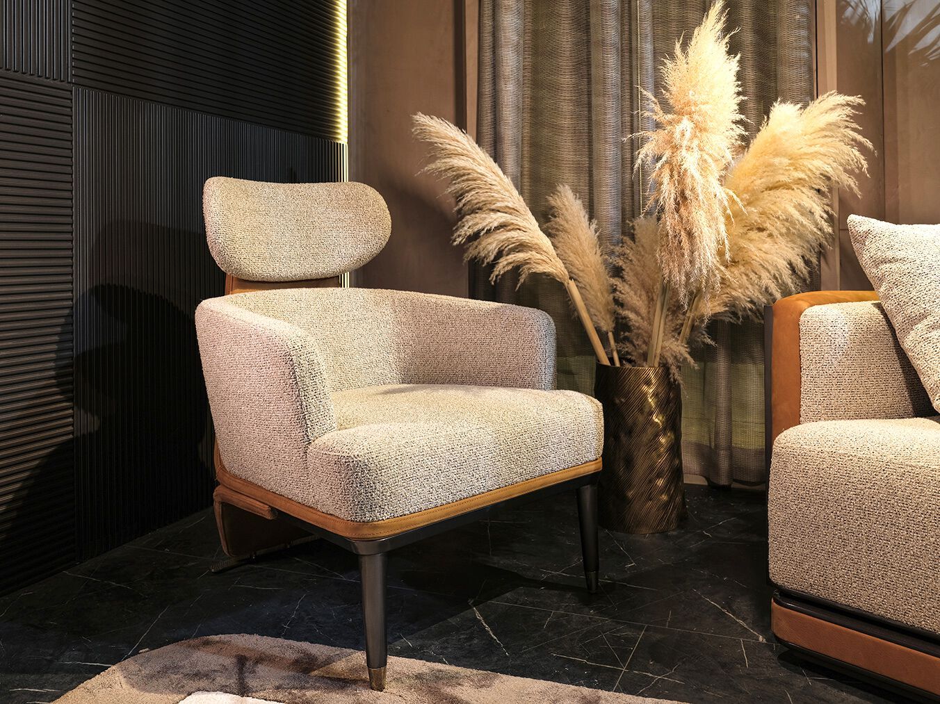 Тканевое кресло с подлокотниками Zebrano Медуза ARCH-00113986 - Вид №2