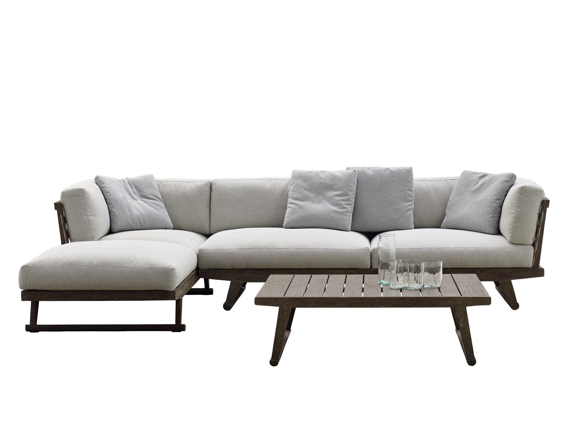 Ткань сад диван с полуостровом B&B Italia Outdoor Чт ARCH-00073529 - Вид №1