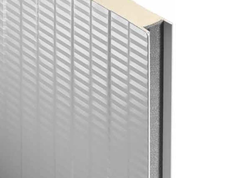 Панель с алмазным металлическим профилем ISOPAN EMERALD ARCH-00048170