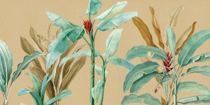 Тропические панорамные обои