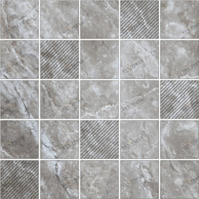 Мозаика Black & White K-62/NR/m14 Grey 30.7x30.7 Kerranova sun-id-328949