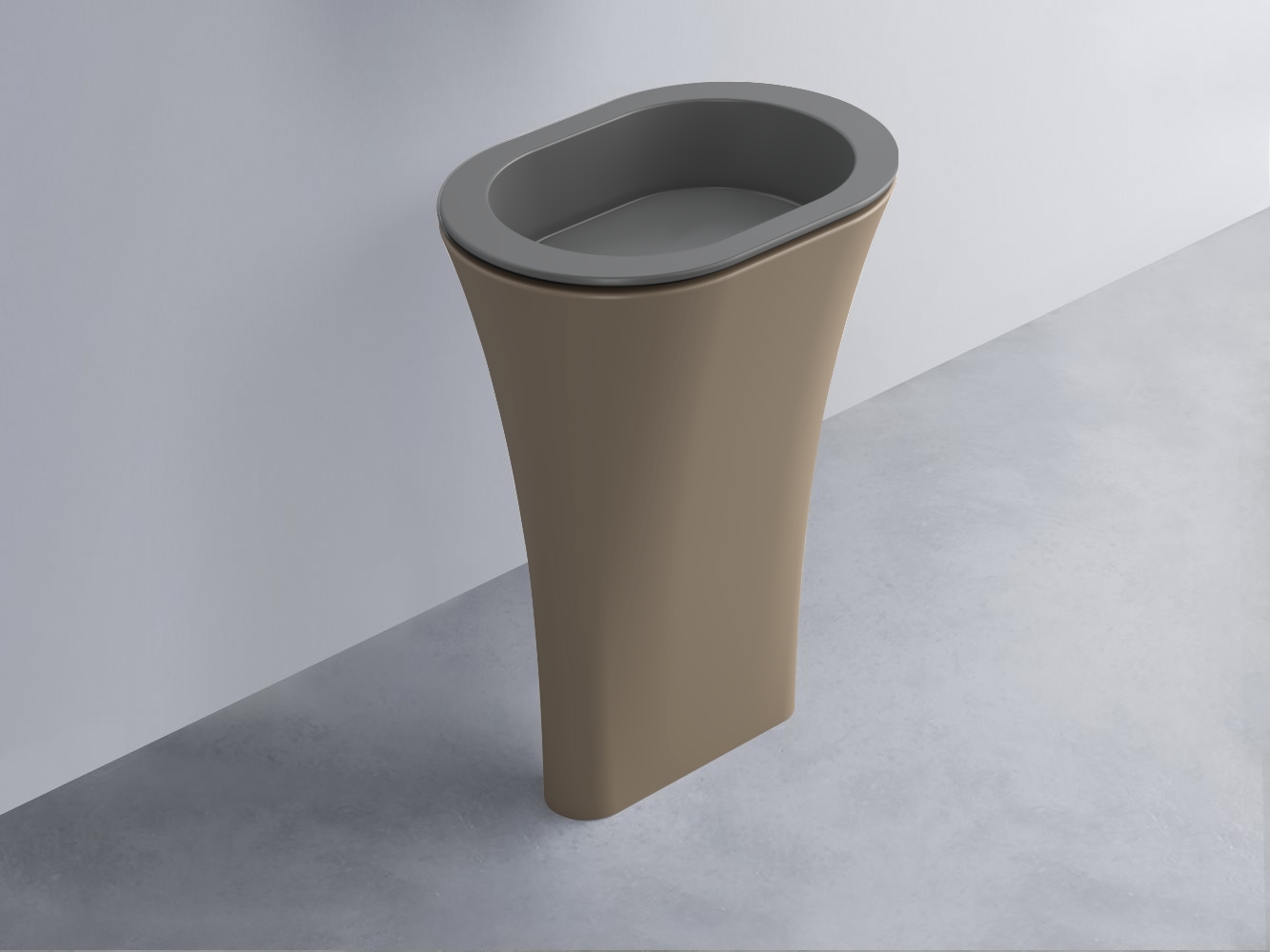 AMLA65-CM+AMPILO-CM+AMCOLO-AN Раковина Amedeo Ovale отдельностоящая cielo Enjoy + Amedeo Ceramica Cielo