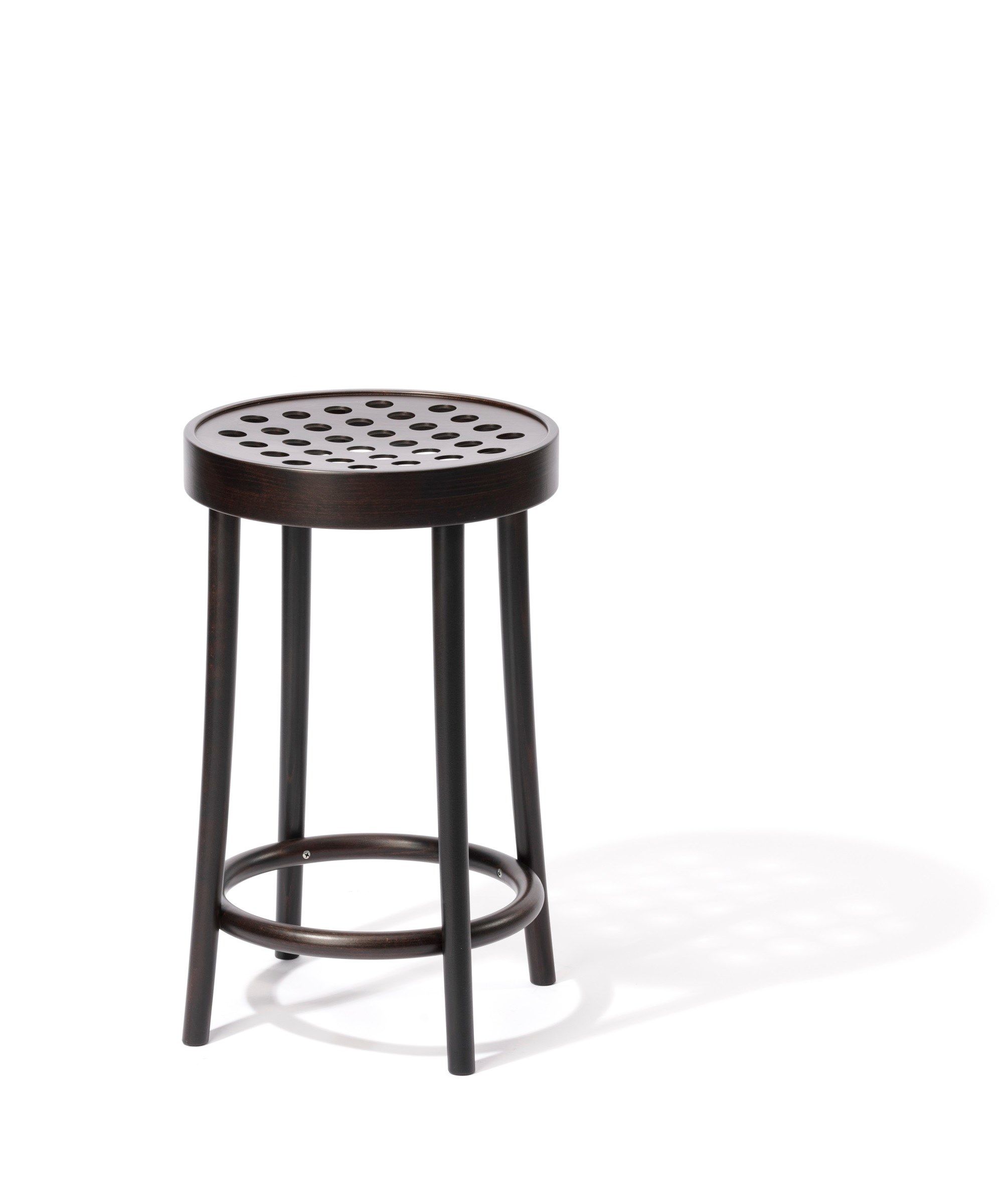 Высокий деревянный барный стул с подставкой для ног TON 822 ARCH-00090162 - Вид №25