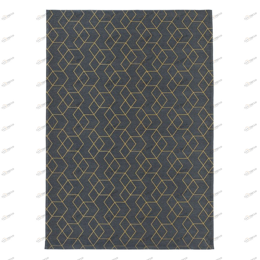 Ковер Cube, 160х230 см, золотой Carpet Decor C1037