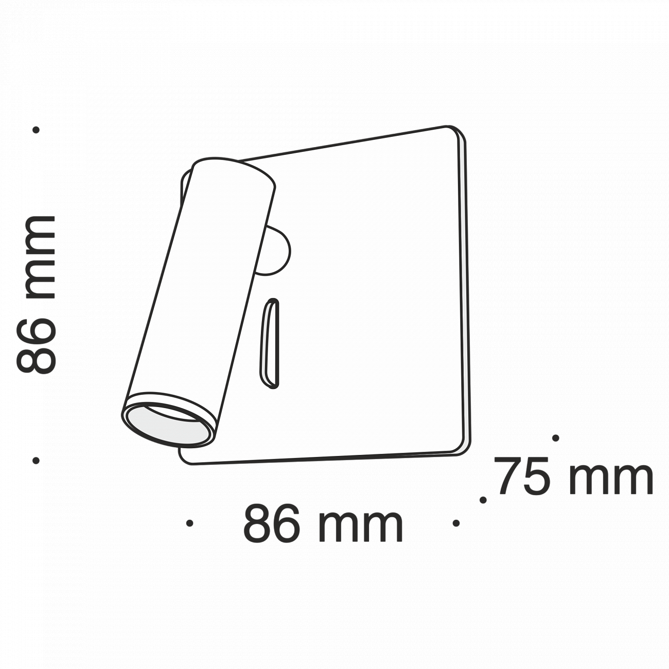 Бра настенное черное Mirax C040 TECHNICAL CEILING & WALL 00-3957382 Черный  - Вид №2