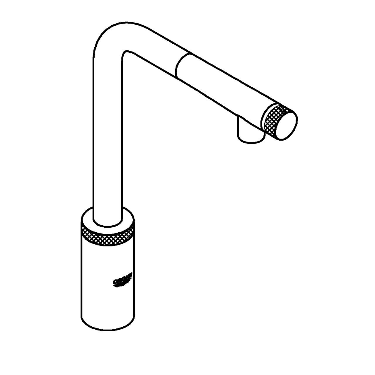 Смеситель для кухни GROHE Minta SmartControl, суперсталь (31613DC0) - Вид №2