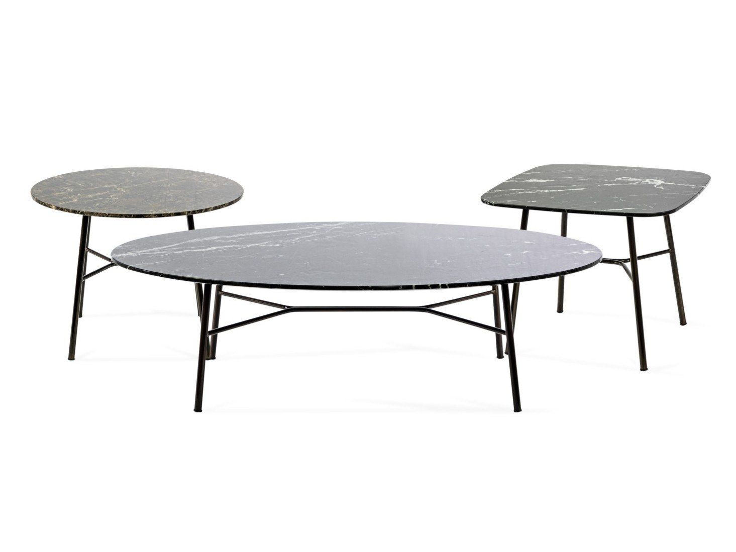 Квадратный мраморный журнальный столик TrabA' YUKI ARCH-00119709 - Вид №4