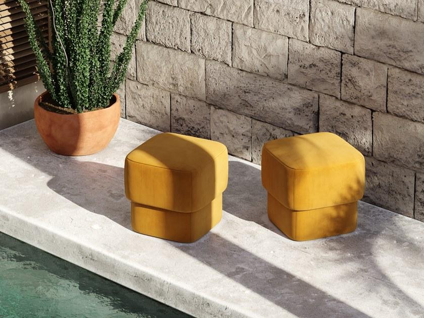 Domkapa Квадратный пуф из бархата  Dkh9  - Вид №2