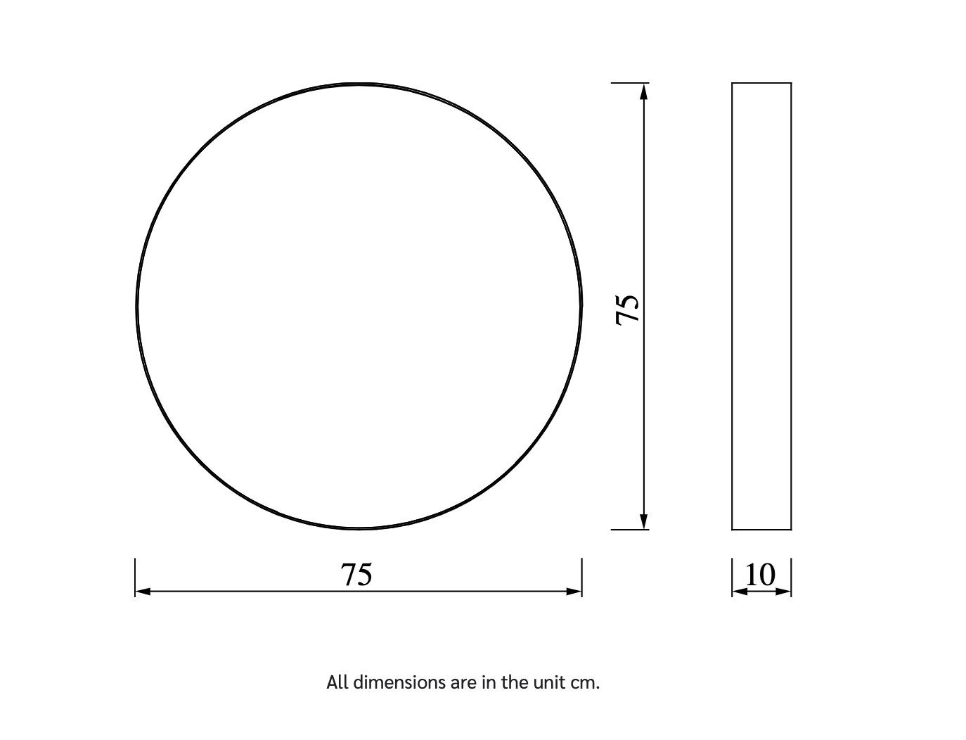 Настенное круглое зеркало Classicon Cypris ARCH-00075654 - Вид №5