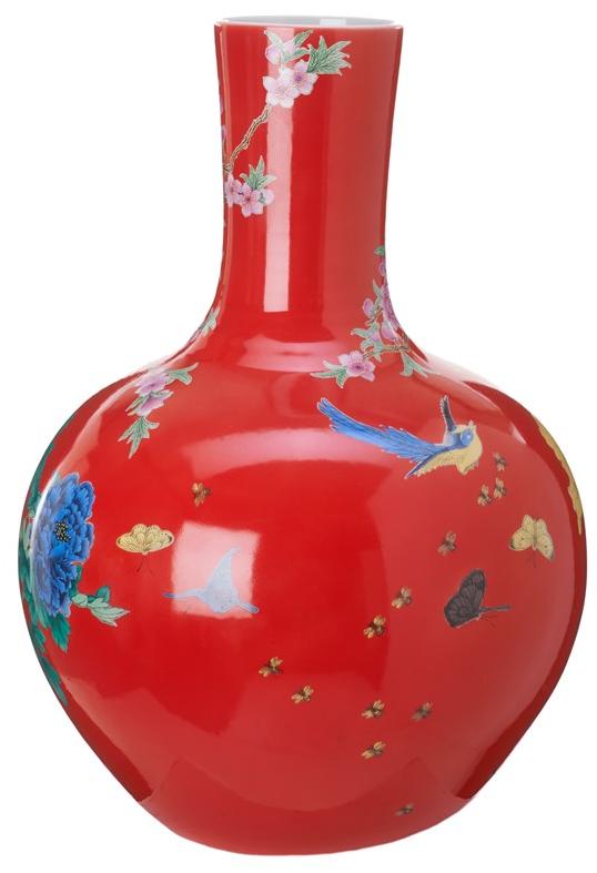 Pols Potten Фарфоровая ваза в восточном стиле  230-205-196  - Вид №5