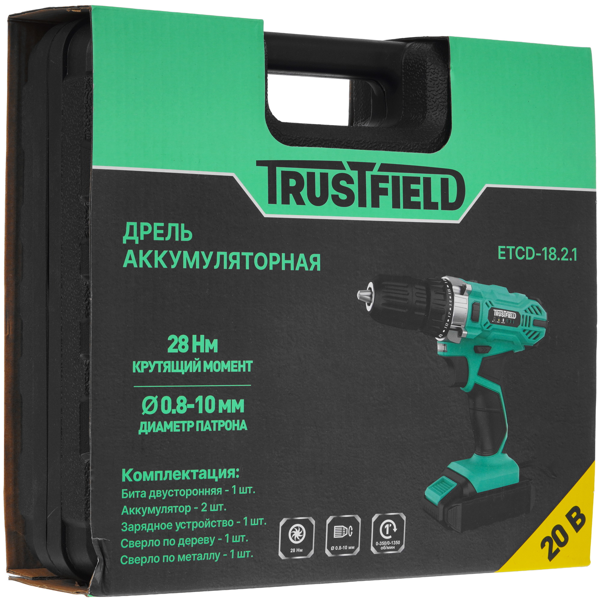 Дрель-шуруповерт TRUSTFIELD ETCD-18.2.1 9179684 STDN-0028832 - Вид №8