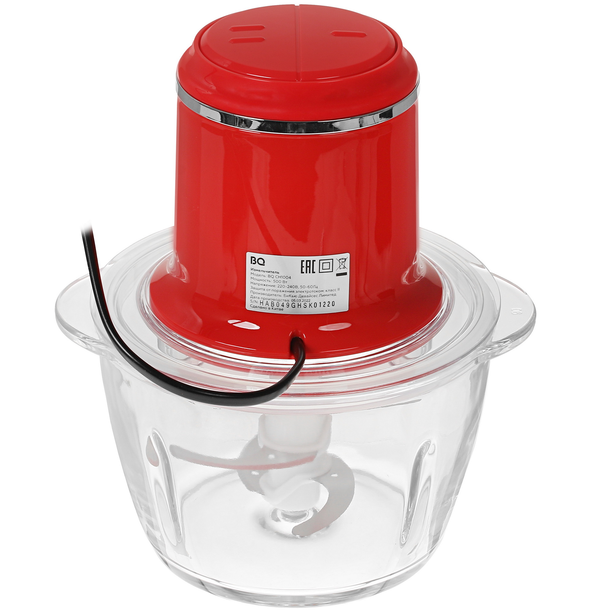 9901629 Измельчитель  BQ CH1004 красный STDN-0070614 - Вид №4