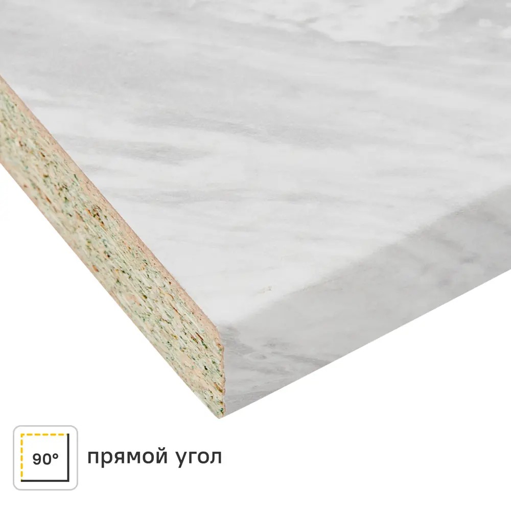 Столешница Delinia Лавант 120x3.8x80 См Бдсп/дсп Цвет Серый 85342422 STLM-2041886 ДСП Прямой угол