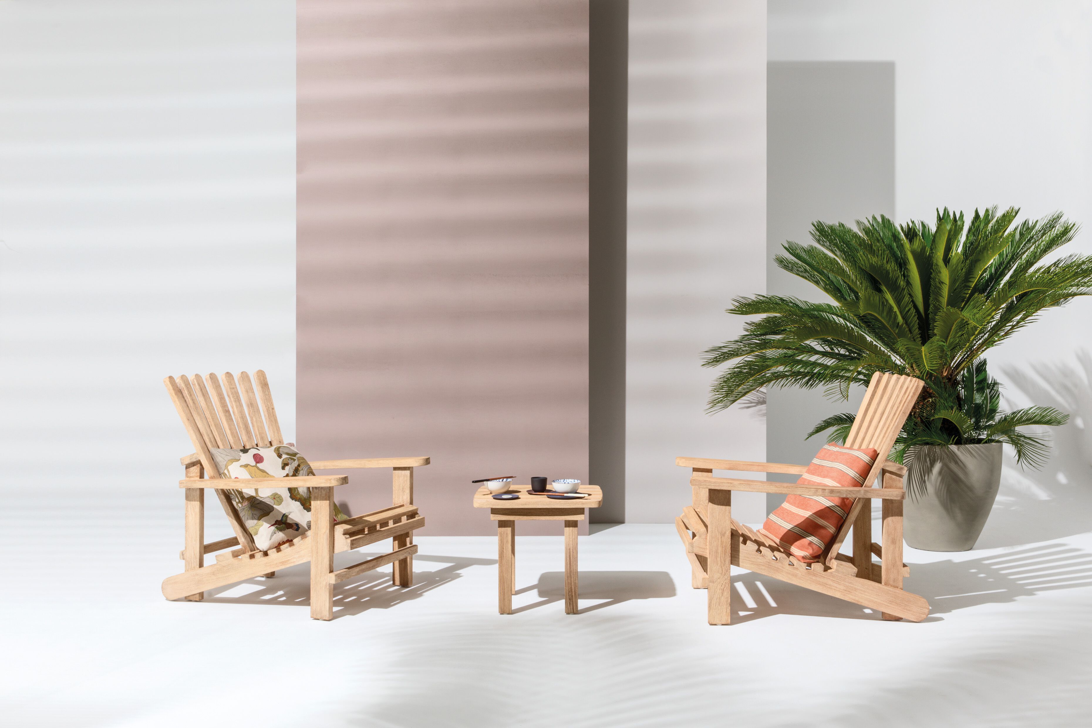 Стул для отдыха из тикового дерева с подлокотниками Il Giardino di Legno сказки ARCH-00006690 - Вид №1