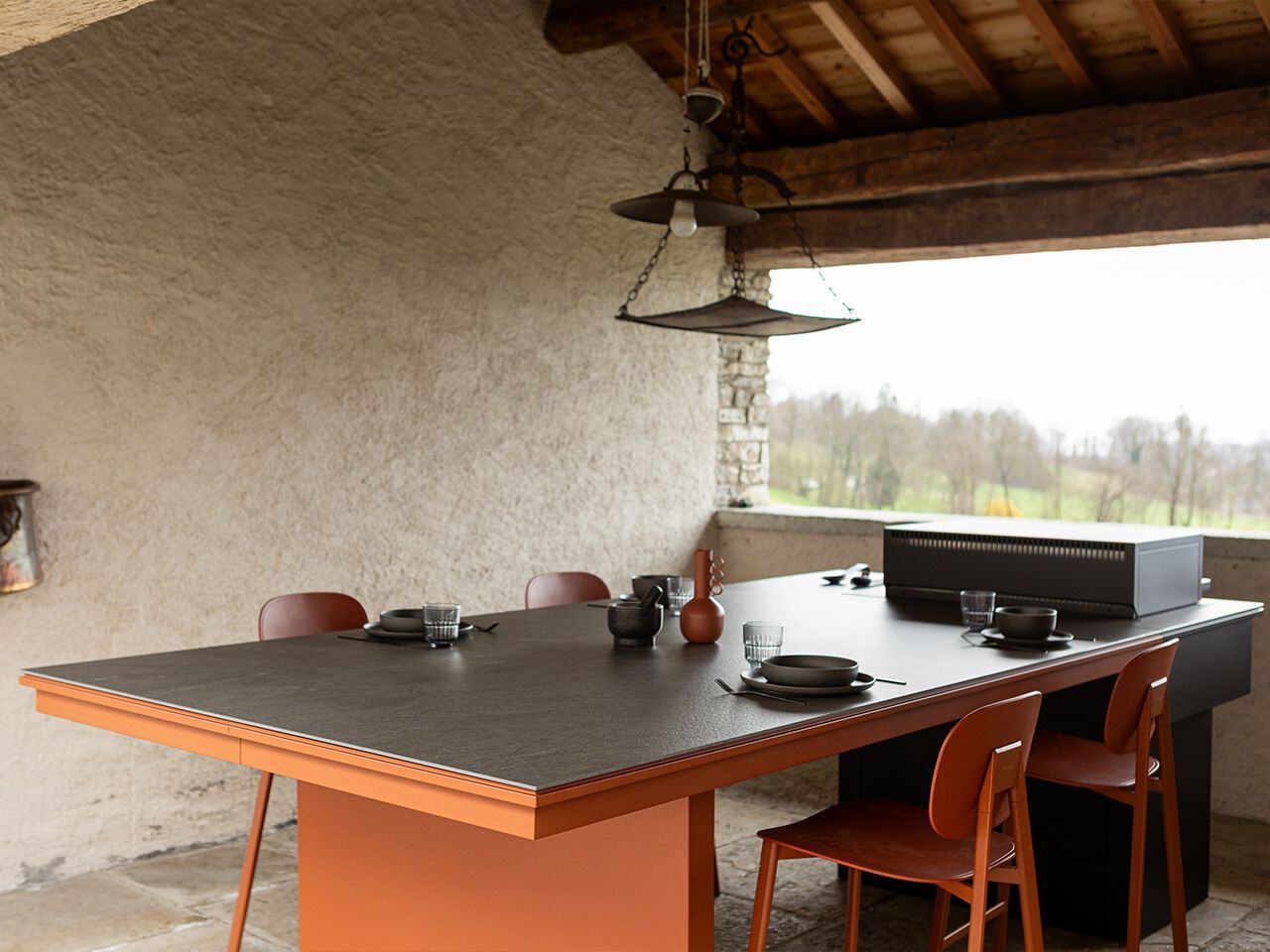 Праздничная кухня на открытом воздухе Fògher NOJARA ARCH-00052270 - Вид №4