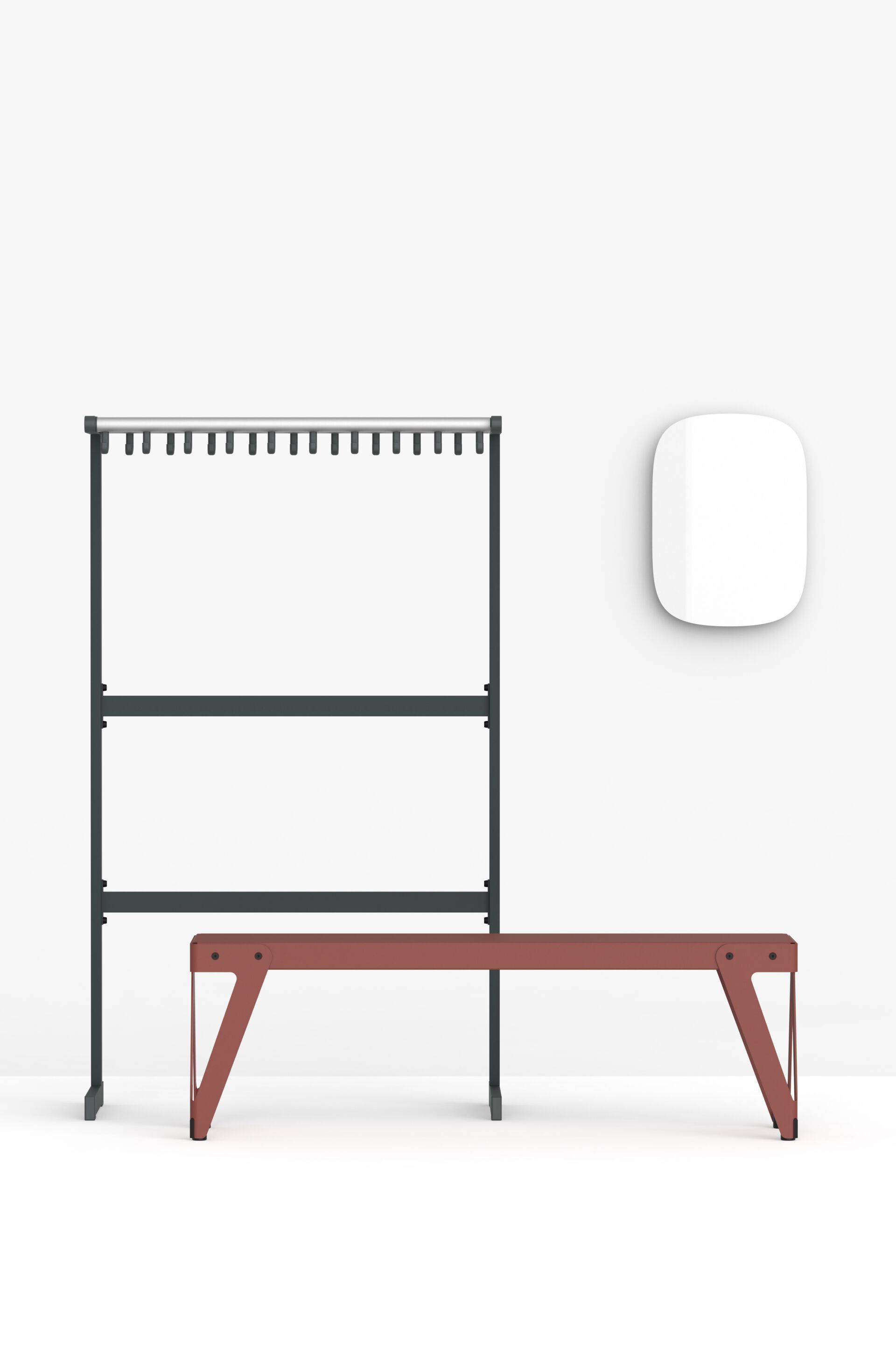 Настенное стеклянное зеркало FUNCTIONALS слайд ARCH-00054192 - Вид №25