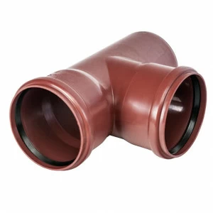 8M3187E9075 SANHA M3-187E тройник, угол 87,5°  DN 90x70 / OD 90x75 мм