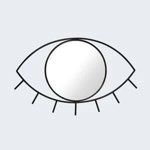 DYCYCLOMW Зеркало настенное cyclops среднее черное Doiy