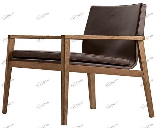 JESSE Кожаное кресло с подлокотниками Lyl sun-id-1438116